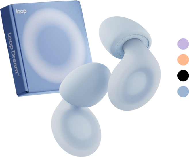 Loop 룹 이어플러그 드림 수면용 소음감소 귀마개 블루, 1개입, 1개