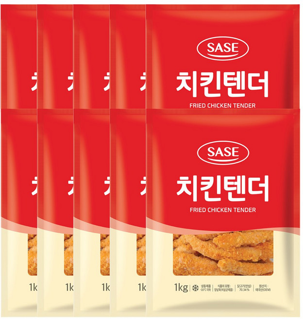 사세 치킨텐더, 1kg, 10개