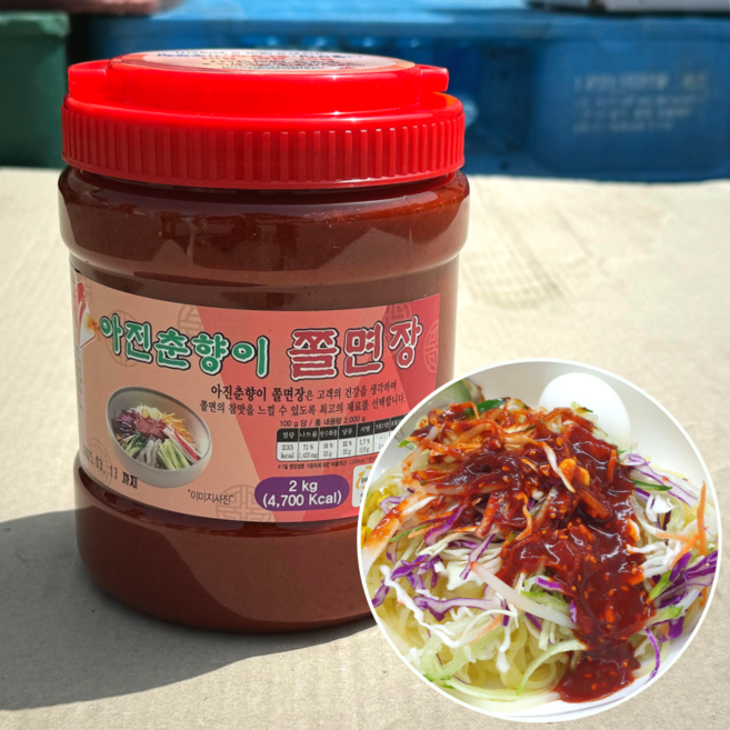 춘향이 쫄면장 비빔장, 1통, 2kg