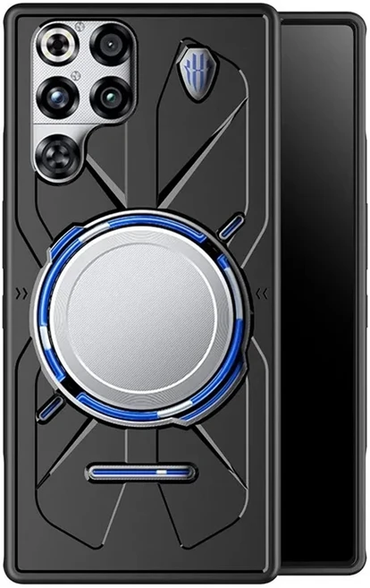 레드매직 11 프로 플러스 케이스 쿨링 게이밍 폰 백 케이스 누비아 레드 매직 5G TPU 소프트 충격 방지 범, 02 ZTE 누비아 Red매직 11 Pro+, 01 Black