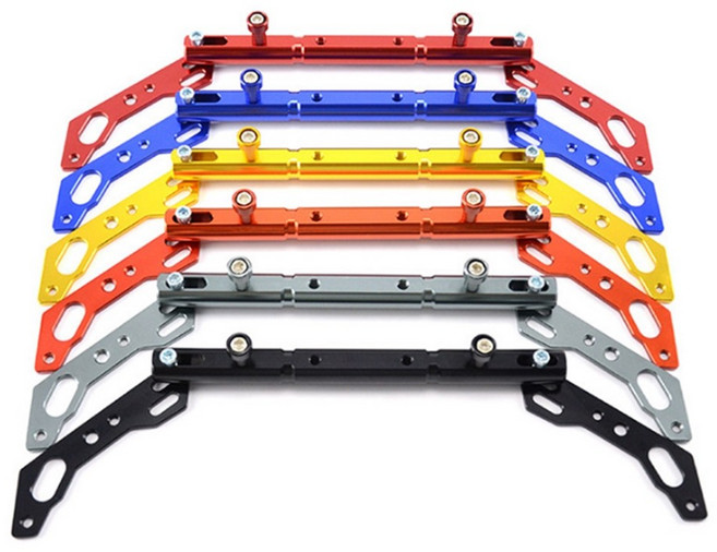 발통마켓 오토바이 크로스바 핸들바 범용 22mm 튜닝핸들 봉지걸이 NMAX XMAX 호환, CNC크로스바, 1개, 골드