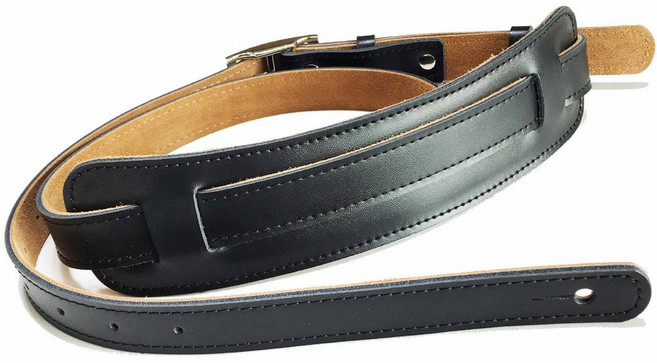 코네임 통기타 멜빵끈 어깨끈 가죽 기타 스트랩 블랙, 3개