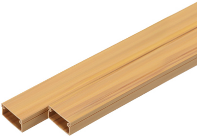 [티이디몰 1+1] 국산 비츠온 전선 몰딩 몰드 나무색 2EA=1SET, 2개, 우드 1호