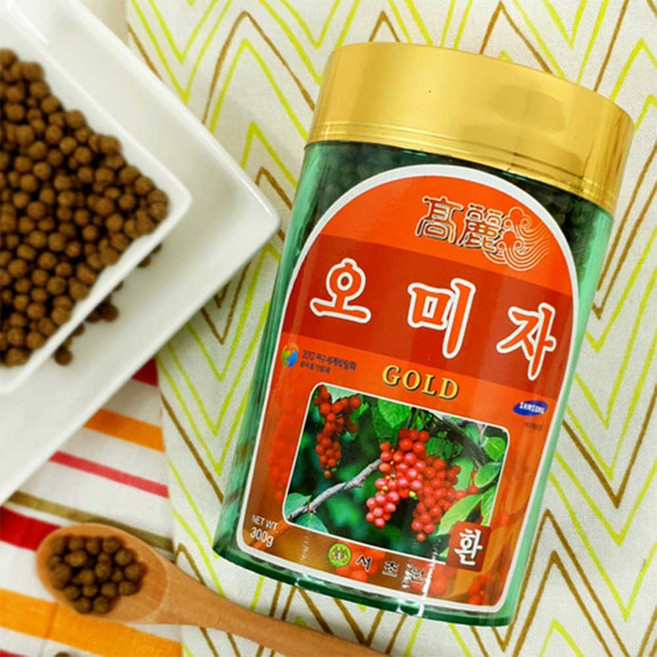 고려 오미자환 골드 300g 국산 오미자 도라지 건강환, 1개