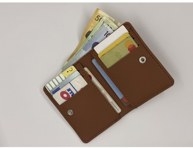 비비 똑딱 심플 버튼 카드지갑