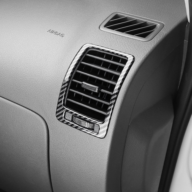 유투카 호환 봉고3 EV 튜닝 사이드 송풍구 커버 카본 몰딩, 호환 봉고3 EV 용, 사이드 송풍구 커버 1P [유광카본]