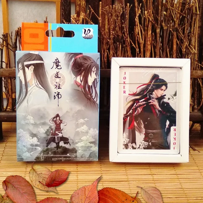 54 시트/세트 중국 만화 악마 재배의 그랜드 마스터 포커 카드 Mo Dao Zu Shi 캐릭터 컬렉션, 02 A