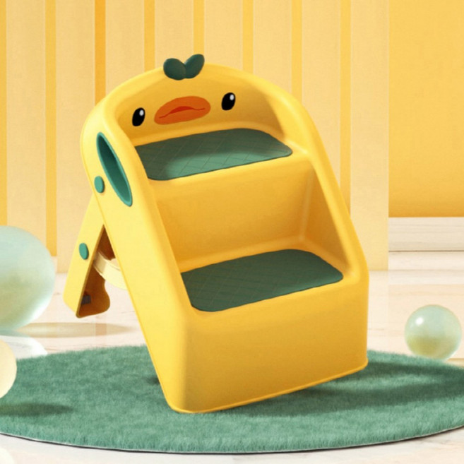 아기욕실계단 화장실 세면대발판 침대 2단 디딤대, 블루, 1개