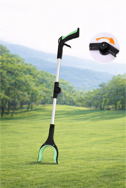 에어라벨 초강력 접이식 다용도집게 청소 신발 쓰레기 플로깅, 1개, 민트그린