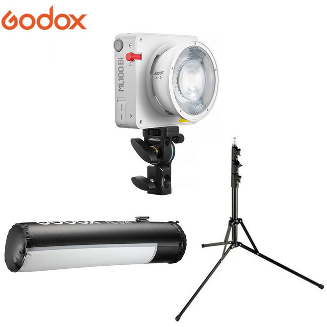 GODOX 고독스 ML100 Bi + 210B + ML-S1A / 지속광 스탠드 소프트박스 세트 스튜디오 유튜브 제품 사진 촬영 조명, 1개, 세트단품