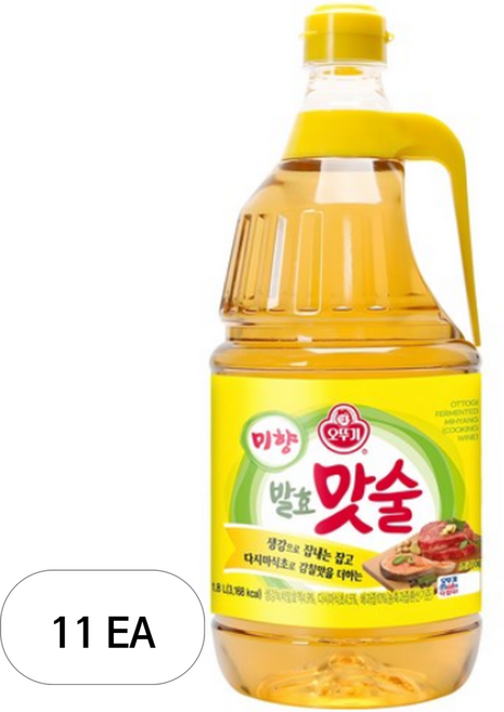 오뚜기 미향 발효맛술, 1.8L, 11개