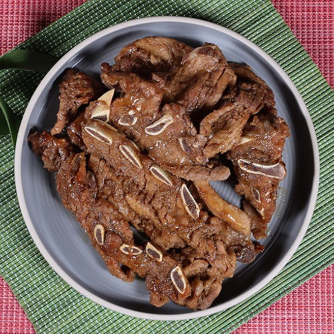 [엔터푸드] LA 양념 칼집 돼지갈비 1kg, 1개