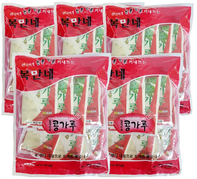 복만네 콩국수용 콩가루 10p, 70g, 50개