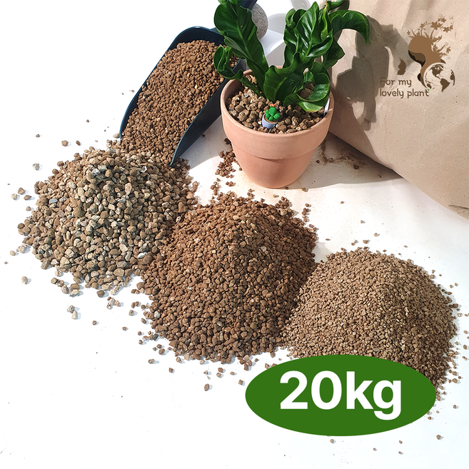거목산업사 분갈이 배양토 마사토 질석 난석 바크 펄라이트 산야초 대포장 20kg, 일반마사토 20kg 대립
