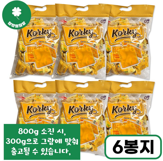 코키 치즈 크래커, 800g, 6개