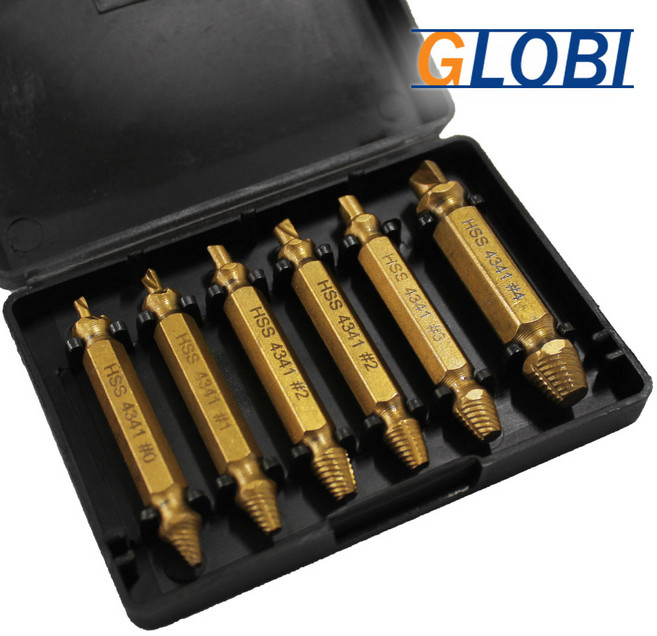 글로비 볼트 리무버 6종 세트, 1세트, 실버 6종