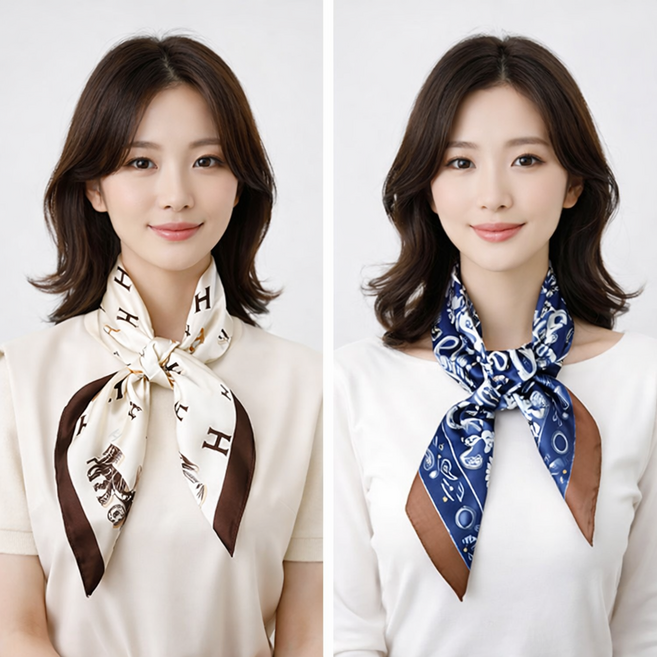 블랙체리몰 봄가을 데일리 고급패션 머플러스카프 1+1