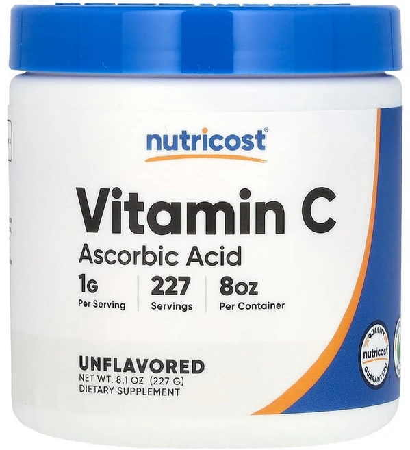 뉴트리코스트 비타민C 무맛 227g(8.1oz) NCS-57184, 1개 - 쿠팡
