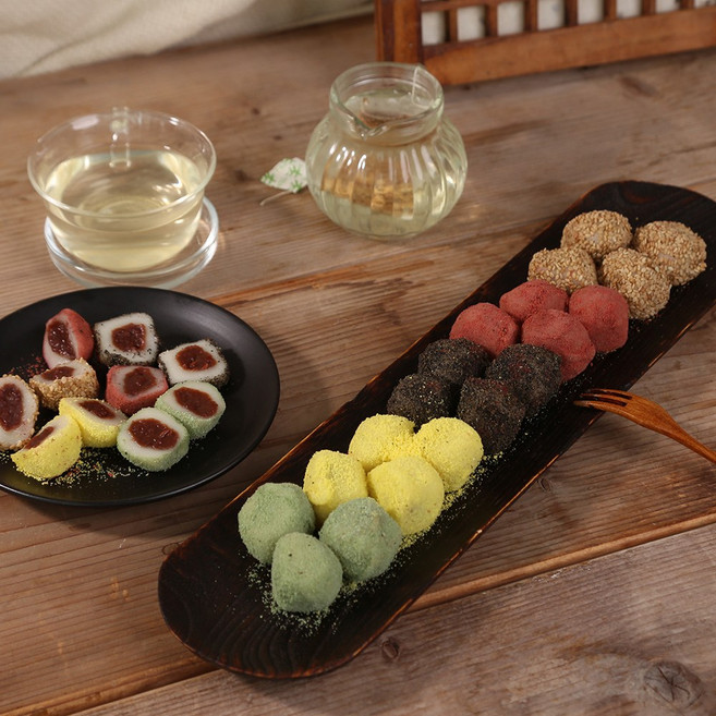 굳지않는떡 오색경단 국내산 저당 찹쌀 떡 맛집 행사떡 상차림떡 백일떡, 70개, 20g