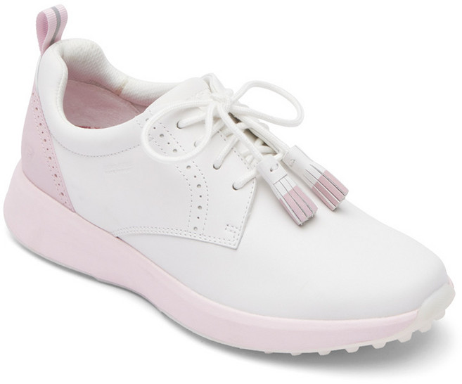 락포트 트루스트라이드 프로워커 골프 태슬 WHITE/PINK LTHR WP CJ1575