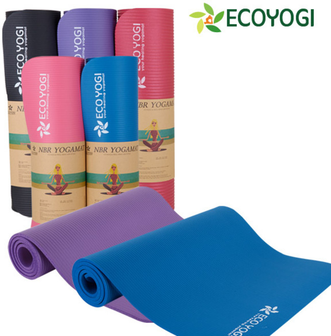 에코요기 NBR 요가매트 (2개 묶음상품), 블루
