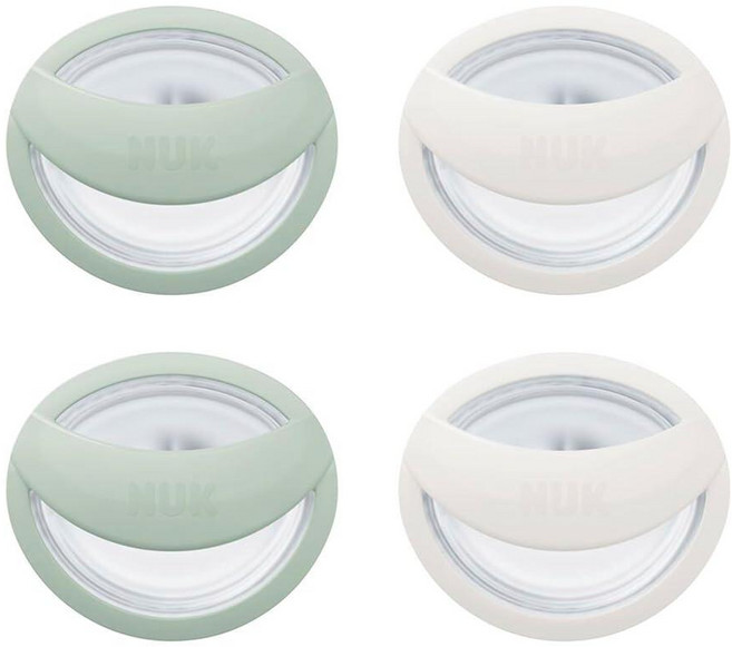 NUK Nature™ Simply Natural 젖꼭지 0-6개월, 4 Pack