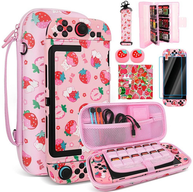 TIKOdirect Carrying Case for Switch 2 (2025) Cute Portable Bag Accessories with Soft Protective C, TIKOdirect Carrying Case for S