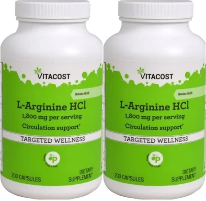 비타코스트 엘 아르기닌 HCl 1800mg, 200정, 2개 - 쿠팡