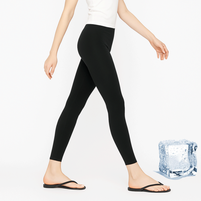 비비드글램 아이스쿨 9부 여름레깅스 "국내생산 프리미엄" FREE~5XL 빅사이즈