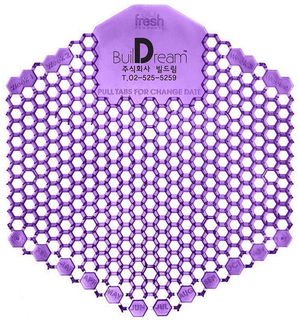 프레쉬웨이브3D 소변기탈취제/방향제 2개 라벤더향, 1g, 1ml