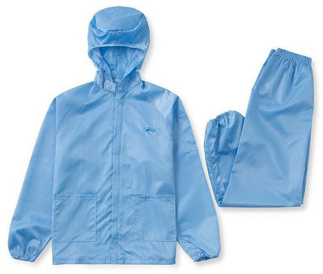 다회용 방진복 통기성 일체형 도장복 분진 방진작업복, 1개, 블루 후드 재킷+바지