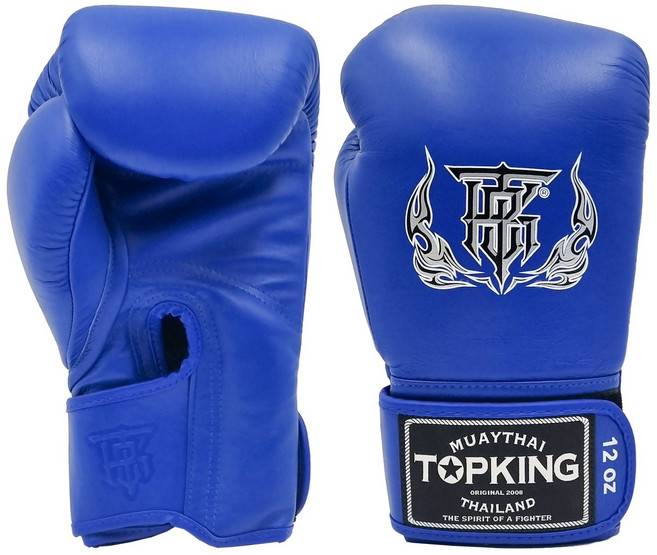 탑킹 리본 SL 복싱글러브 / 권투 킥복싱 무에타이 MMA, 블루, 1개