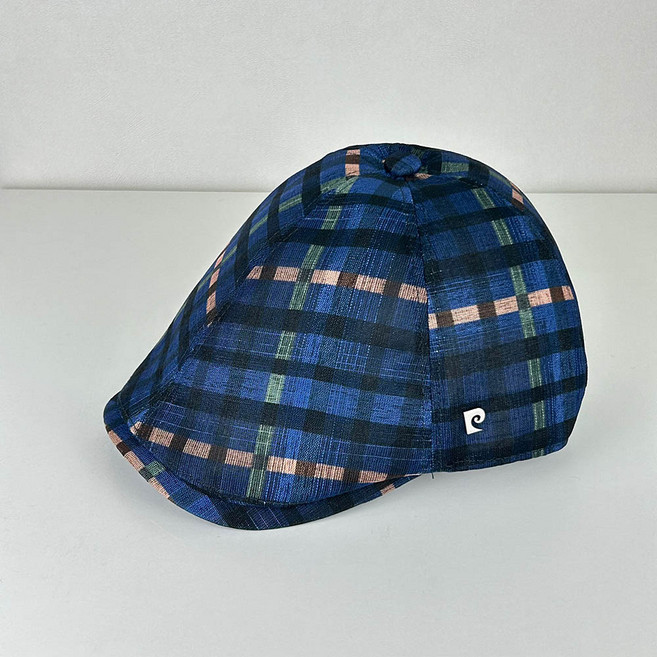 피에르가르뎅 봄 여름 디디 체크 중년 남성 헌팅캡 도리구찌 CHTCS-04