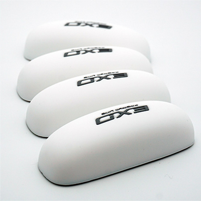 오토컴 EXO 퍼펙트 도어가드 4개입 몰딩 문콕 흠집 방지 가드 차량용 자동차용품, 화이트