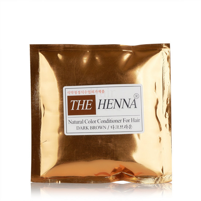 더 헤나 100g 천연 새치염색 저자극 암라 두피 인도산, 4. 다크브라운, 1개