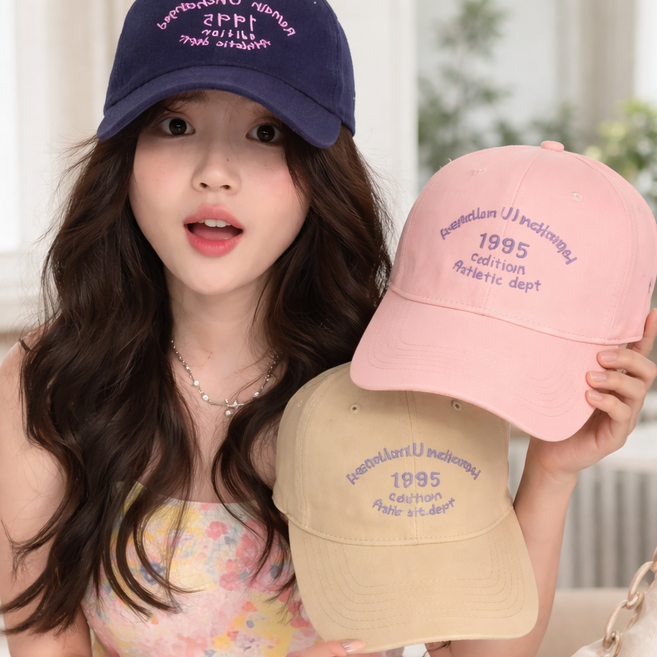 [얼굴이 작아보이는] 1995 레트로 자수 볼캡9종