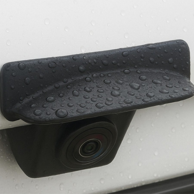 후방카메라 빗물 가리개 막이 자동차 차량용 레인 쉴드 후방 카메라 비 눈 커버 블랙