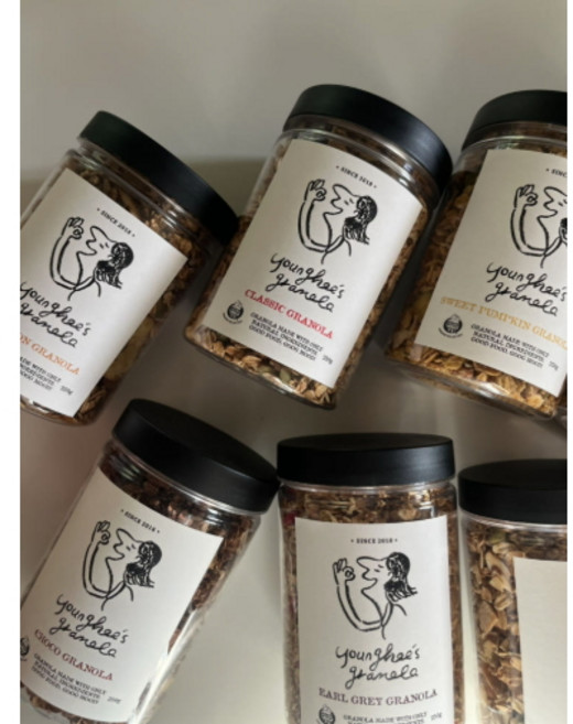 [영히의그래놀라] 당을 줄인 그래놀라 보틀, 250g, 1개