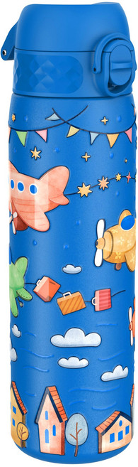 보온보냉 더블월 텀블러 아이온에잇500ml 에어플레인 블루 미디움 키즈 어린이 초등학생 원터치, 1개, 500ml