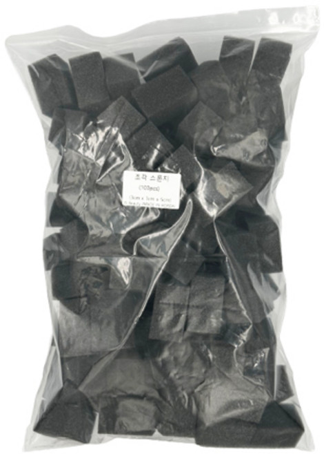 JS뷰티 일회용 조각 스폰지 (100개)