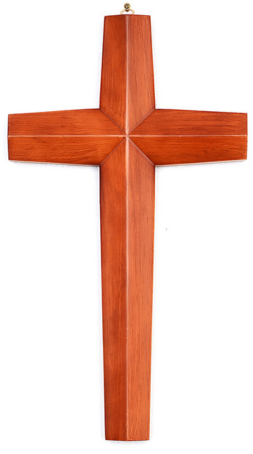고급 원목 벽걸이 십자가 (오각)