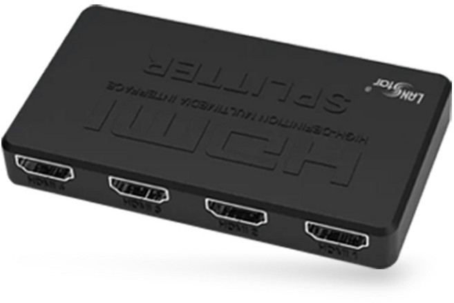 LANstar HDMI2.0 1:4분배기 4포트분배기 LS-HD204C, 1개