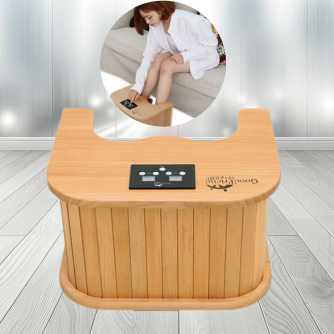 [굿프렌드 정품] 산후조리원 추천 건식 족욕기 홈케어 홈사우나 캐나다산 햄록 원목으로 산림욕 족욕기, GOOD-F4