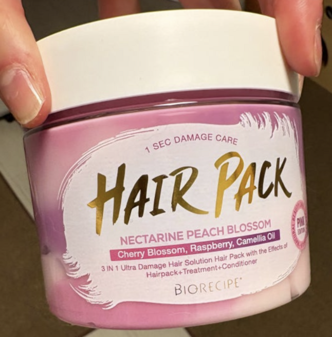 바이오레시피 헤어팩 300g 마블헤어팩 핑크헤어팩 / 트리트먼트 컨디셔너 헤어클리닉 단백질트리트먼트 단백질헤어팩, 3개