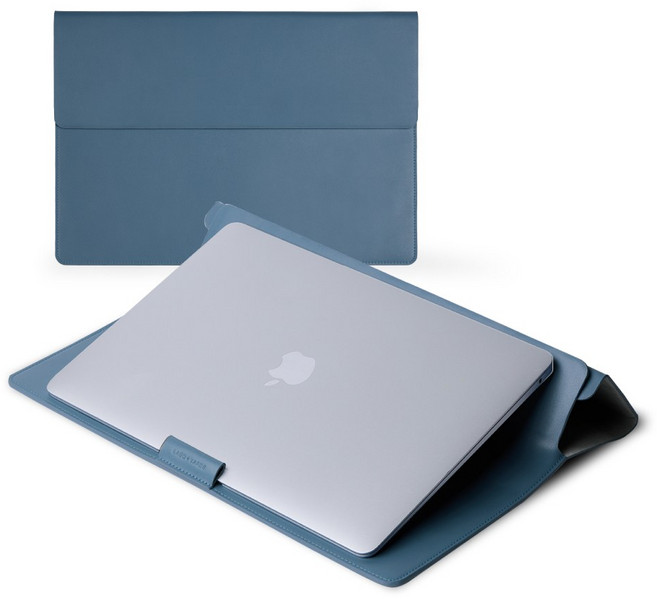 라보바르데 노트북 맥북 LG 그램 파우치 13 14 15 16 인치 거치대 겸용 케이스 가방, 페일블루