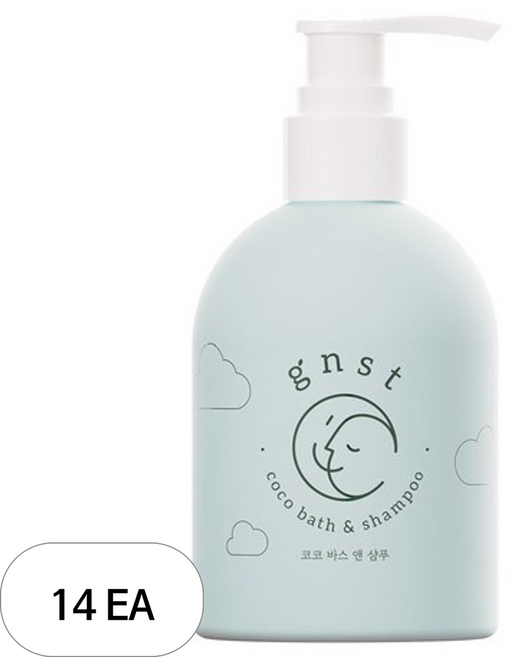 지엔에스티 코코 바스 앤 샴푸, 250ml, 14개