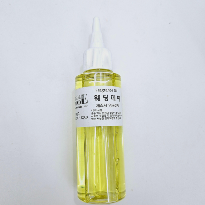 (캔들메이드)영국산 프레그런스 오일 100ml, 웨딩데이, 1개