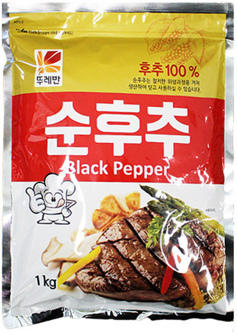 뚜레반 순후추, 1kg, 5개