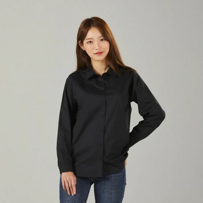 윈올 여성 긴팔 셔츠 남방 면100%