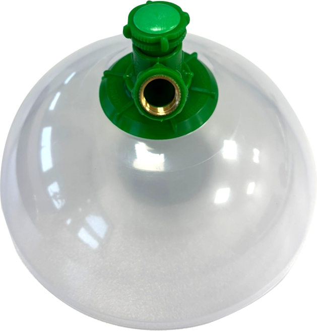 농약 분무기 제초 삿갓 바가지 노즐 제초 커버, 투명, 1개